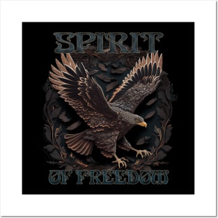 Spirit of Freedom - Majestic Golden Eagle Posters and Art